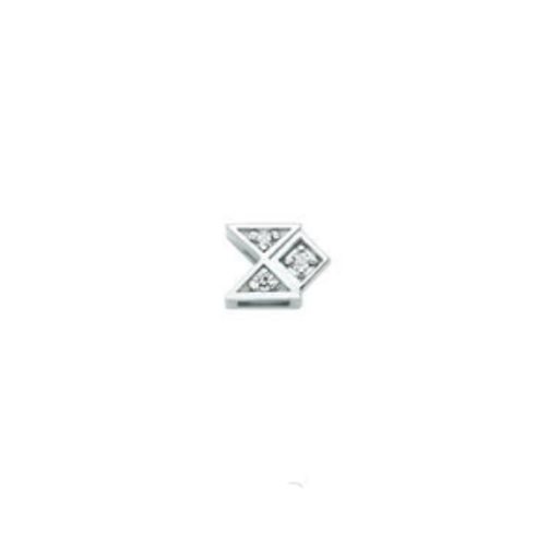 Charm Donna Oro Donna Elements in Oro bianco Diamante 0.02 Ct ECF11719.002 - ECF11719.002